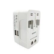 12671 All-in-one Universal Worldwide Travelling Ac Adaptor Plug (Au  Uk  Us  Eu) International Power Charger Electric Usb Power Plug Socket Adapter Converter (1 Pc)
